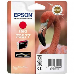 Original Epson T0877 rød...